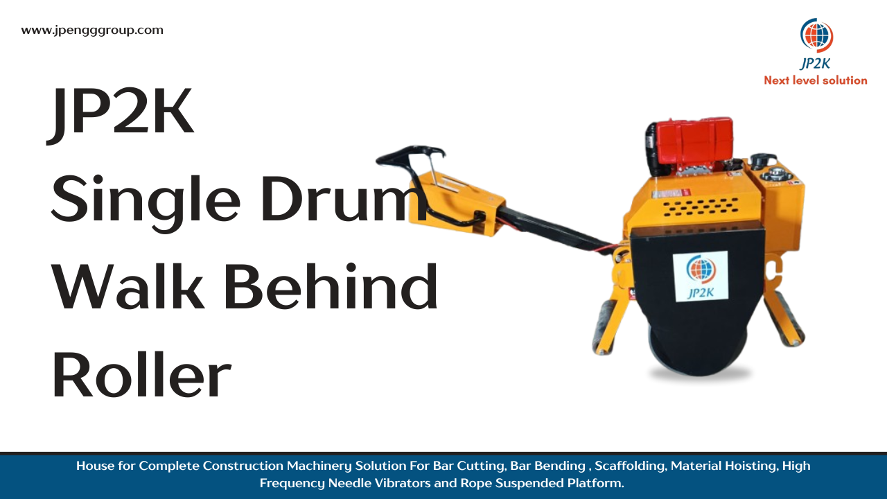 Single Drum Walk Behind Roller